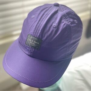 Rag & Bone Deep Purple Baseball Cap